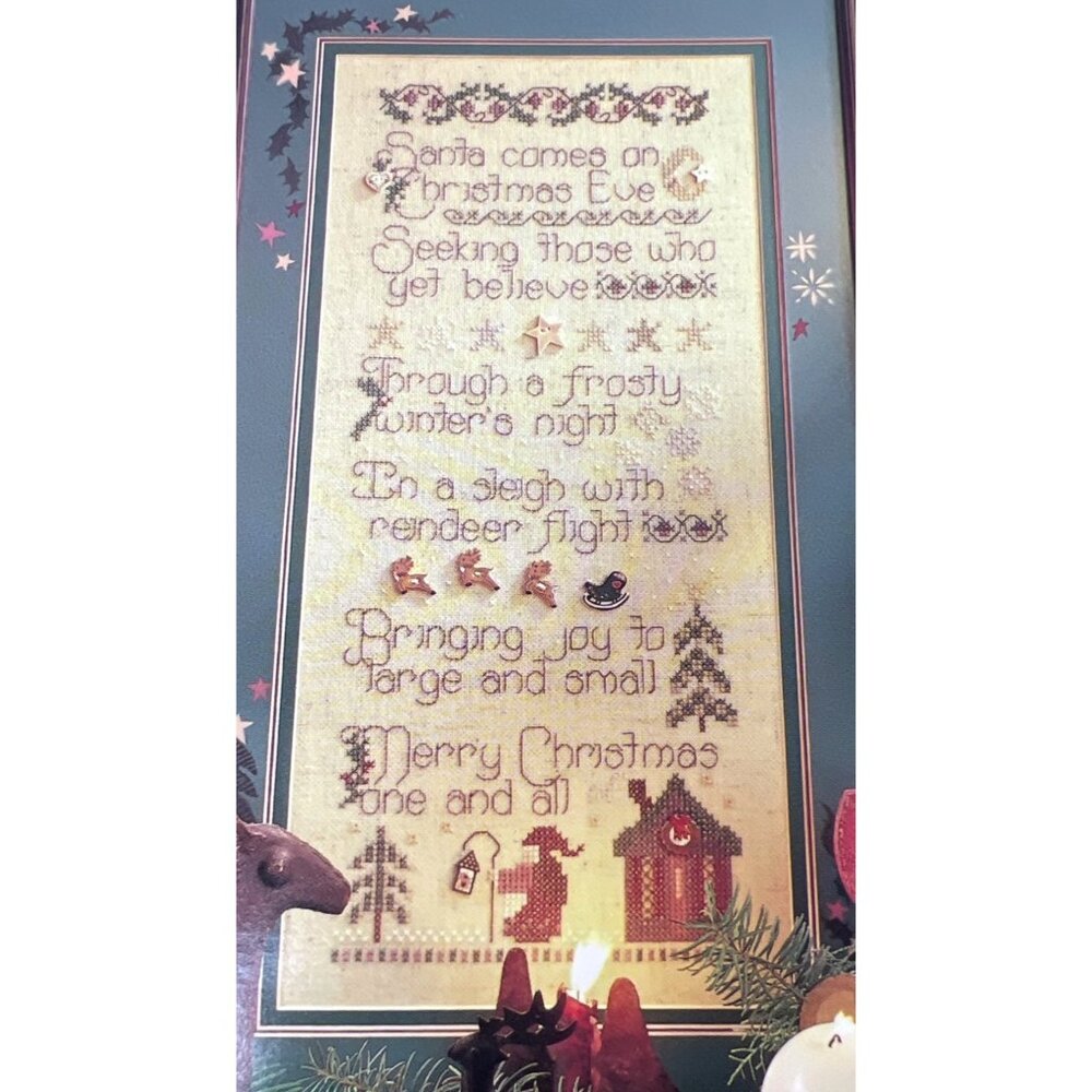 Shepherds Bush Printworks Santaberry Pudding Christmas Cross Stitch Pattern